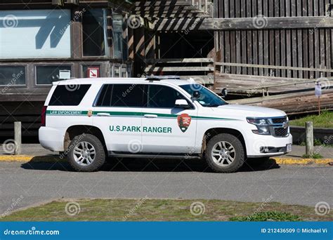 US Park Ranger Vehicle of National Park Service Parked Outdoor ...