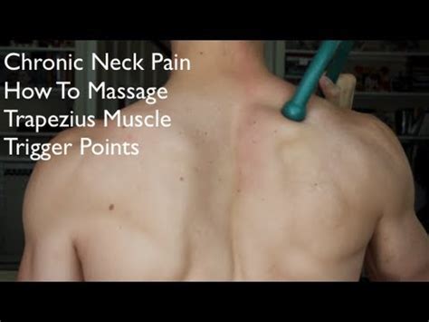 Neck And Shoulder Pain Awesome Home Massage - YouTube