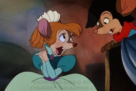 Tony and Bridget (An American Tail) (c) 1986 David Kirschner, Don Bluth, Amblin Entertainment ...