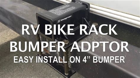 RV Bumper Mount Bike Rack - YouTube