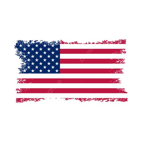 American Vintage Flag In Brush Stroke, American Vintage Flag, American Flag Brush, Usa Flag PNG ...