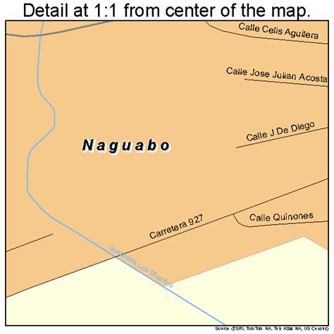 Naguabo Puerto Rico Street Map 7255828