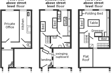 Anne Frank Secret Annex Floor Plan | Floor plans, Anne frank, Anne frank annex