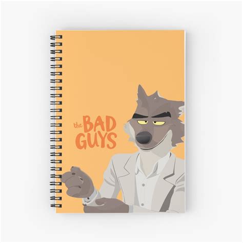 "The Bad Guys - Mr. Wolf sticker - DreamWorks" Spiral Notebook for Sale by CKproductions | Redbubble