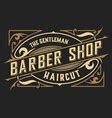 Barber shop logo western style Royalty Free Vector Image