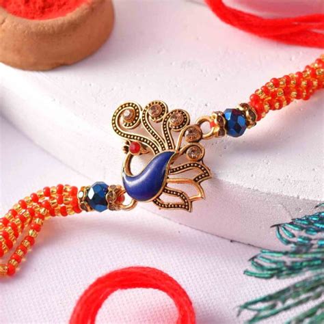 Designer Peacock Rakhi