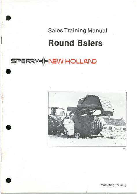 New Holland Round Baler Sales Training Manual - Marketing Training ORIGINAL