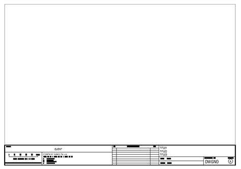 A1 and A3 Titleblocks – Metric – Free CAD Blocks in DWG file format