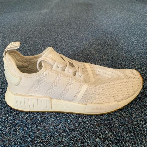 Adidas NMD white Uk size 9 - Depop