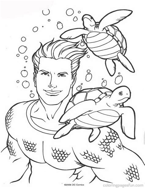 aquaman coloring pages - Clip Art Library