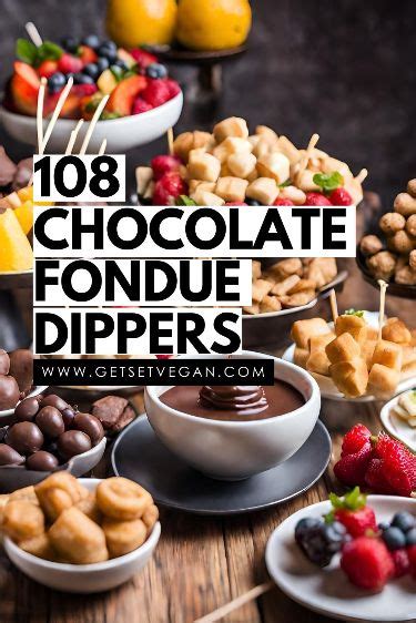 Chocolate Fondue Dippers ideas in 2024 | Fondue dippers, Fondue recipe melting pot, Chocolate ...