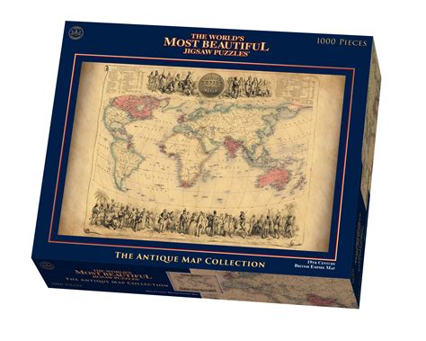 The World's Most Beautiful 19th Century British Empire Map Jigsaw Puzzle - Goliath #1 :Goliath #1