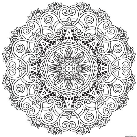 Coloriage incredible mandala adulte - JeColorie.com