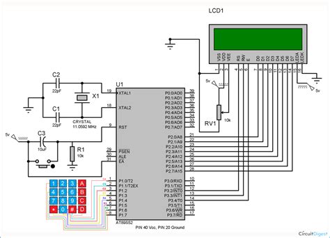 Keypad Interfacing with 8051 Microcontroller (AT89S52)