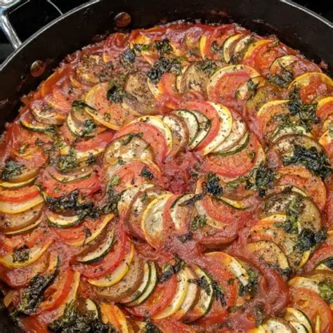 Baked Vegan Ratatouille Recipe With Vegetables - Gimme Yummy