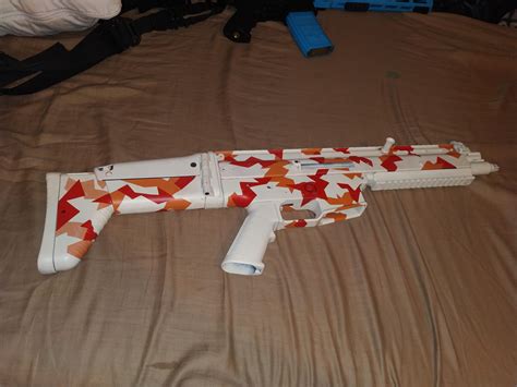 Fresh painted scar l geometric camo : r/airsoft