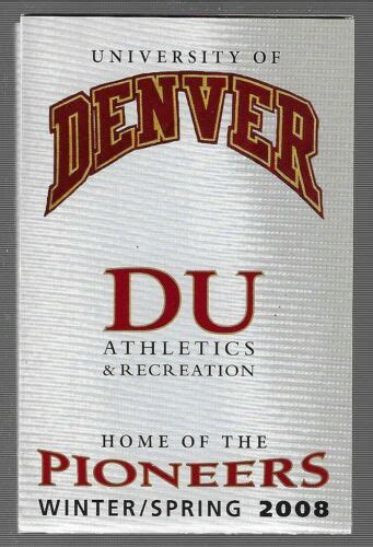 200708 University Of Denver Pioneers College Hockey Basketball Schedule : Free Download, Borrow ...