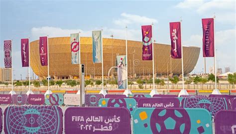 Doha,Qatar- September 09,2022:Lusail Iconic Stadium or Lusail Stadium is a Football Stadium in ...