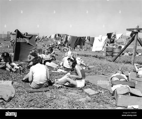 Women prisoner of war camp at Sinzig, May 12, 1945 Stock Photo - Alamy