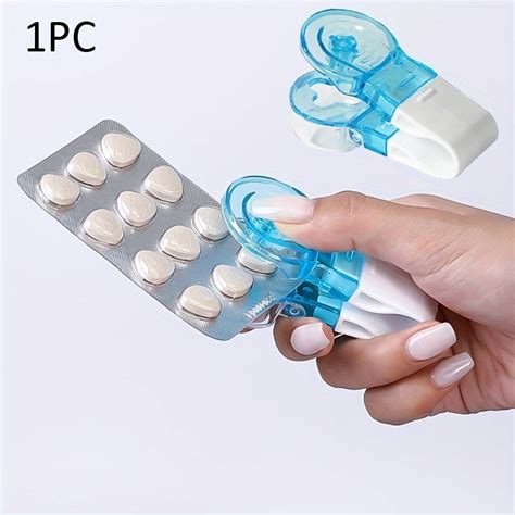 Portable Pill Taker Remover With Medicine Box Household Gadgets, Tablets Pills Blister Pack ...