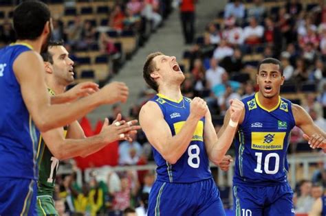 Brazil men's national volleyball team | Rússia, Brasil, Volei