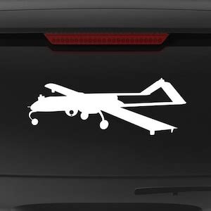 RQ-7 Shadow angle 1 RQ7 Shadow Vinyl Sticker Decal, AAI RQ7A RQ7B, Rpa, UAV, Drone, Unmanned ...