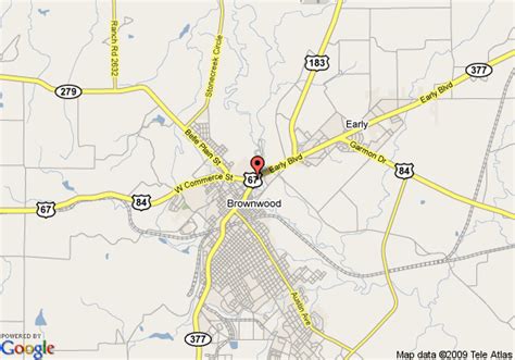 Map of Hampton Inn Brownwood, Tx, Brownwood