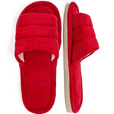 LAVRA Women's Spa Slides Soft Open Toe Bedroom Slipper House Shoes - Walmart.com