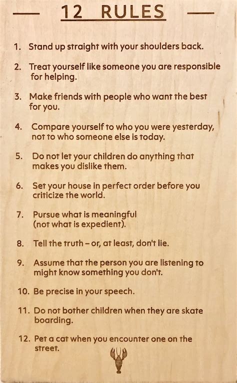 Jordan peterson 12 rules for life - kloinsta