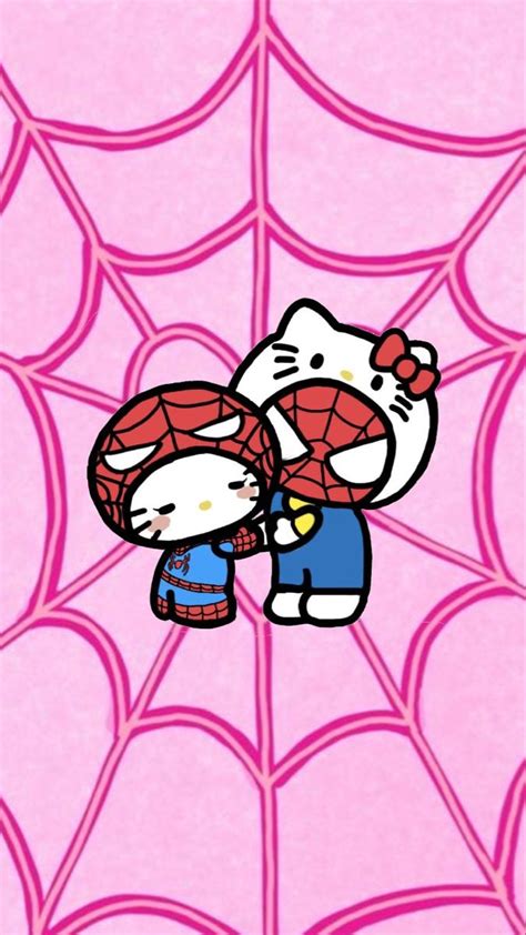 Hello kitty Spider-Man wallpaper in 2023 | Hello kitty wallpaper hd, Hello kitty drawing ...