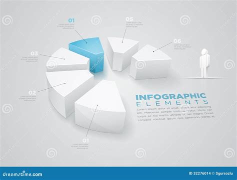 Pie Chart Infographic Design Stock Images - Image: 32276014