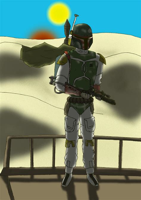 Boba Fett in Tatooine by NintendoGR on deviantART