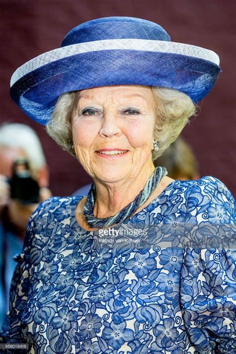 Princess Beatrix of the Netherlands opens the exhibition Reflections of Dutch Kring sculptors on ...