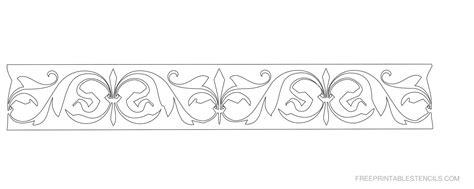 11 Free Printable Floral Border Stencils