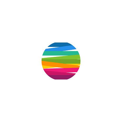 Ilustración de Modern Colorful Circle Logo Plantilla Diseños De Ilustración Vectorial Colorful ...