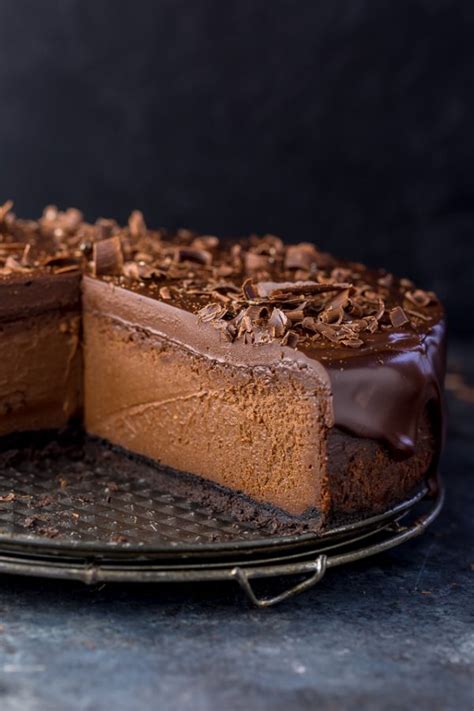 Ultimate Chocolate Cheesecake - Baker by Nature