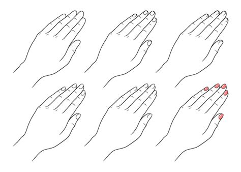 How to Draw Fingernails 6 Different Ways - AnimeOutline