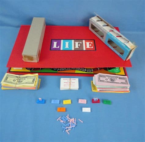 Vintage Game of Life in Original Box with Contents 1960 Version | Vintage games, No game no life ...