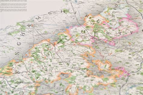 Chiltern Hills Wall Maps | TheCartographicArts