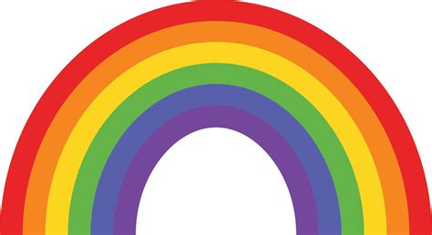 Rainbow icon on white background. Rainbow cartoon sign. Rainbow symbol. flat style. 10311174 ...