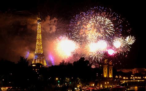 Eiffel Tower At Night Wallpaper - Fireworks - 1920x1200 Wallpaper ...