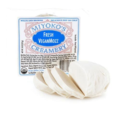 VeganMozz | Fresh Buffalo-Style Mozzarella cheese – Miyoko's Kitchen | Vegan cheese, Dairy free ...