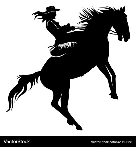 Horse And Rider Silhouette Clip Art