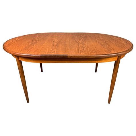 Vintage British Mid-Century Modern Teak Oval Dining Table by G Plan at ...