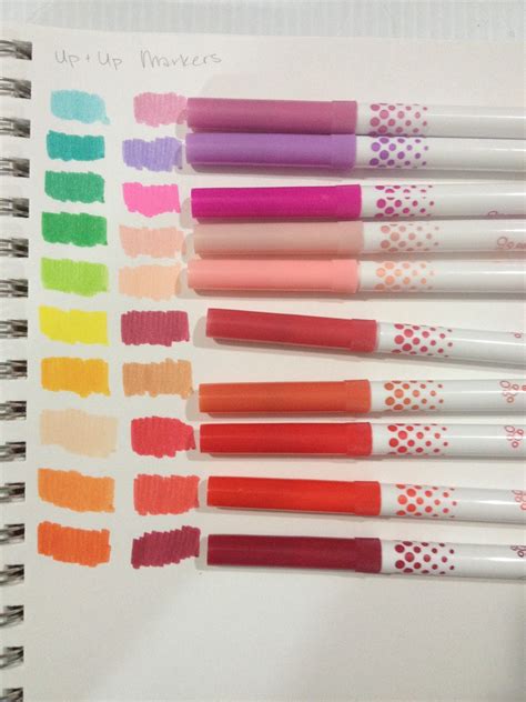 Nattosoup Studio Art and Process Blog: Target Art Supply Review: Up and Up Washable Markers