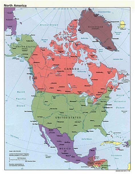 Download North America States Map Free Images - Www