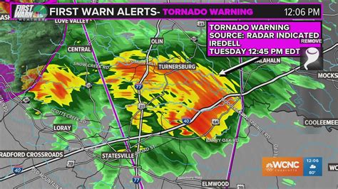 Tornado Warning issued for Iredell County, NC | wcnc.com