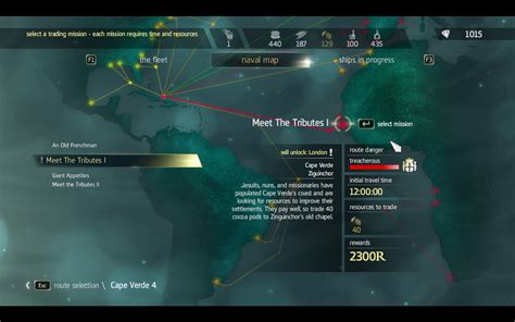 assassins creed 4 black flag - How to open the trade route to Britain? - Arqade