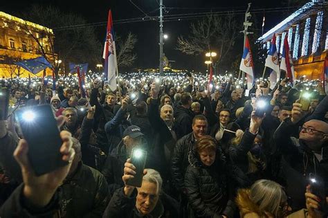 Police in Serbia fire tear gas at election protesters threatening to ...