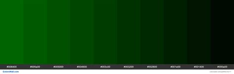 Shades of Dark Green #006400 hex color - ColorsWall